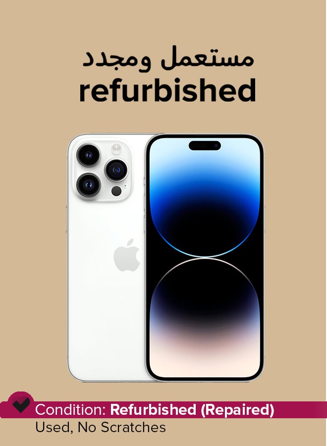 Compare Refurbished  iPhone 14 Pro Max 256GB Silver 5G With Facetime  International Version at KSA Price