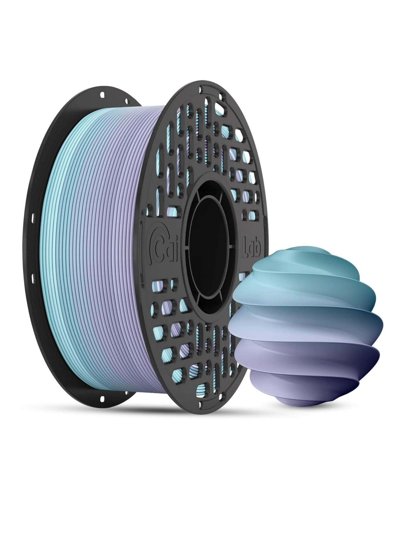 Compare PLA+ Filament 1.75mm, CaiLab Multicolor 3D Printing Filament, ±0.02mm Accuracy, Tough & Tangle Free, Low Warping, for Most FDM 3D Printer, 1KG Spool Orchid Blue Rainbow at KSA Price