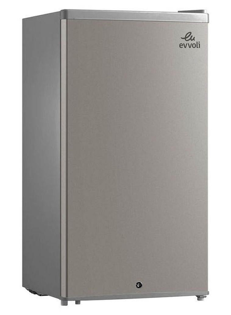 Compare 90L Gross85L Net Capacity Mini Fridge, Mechanical Control, Recessed Handle, Adjustable Legs, Defrost Type 0.68 kW EVRFM90LS Silver at KSA Price