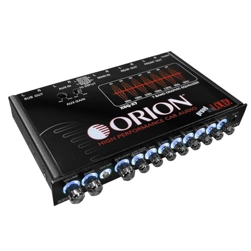 Orion XEQX7 7Band Graphic Equalizer with Front 35mm…