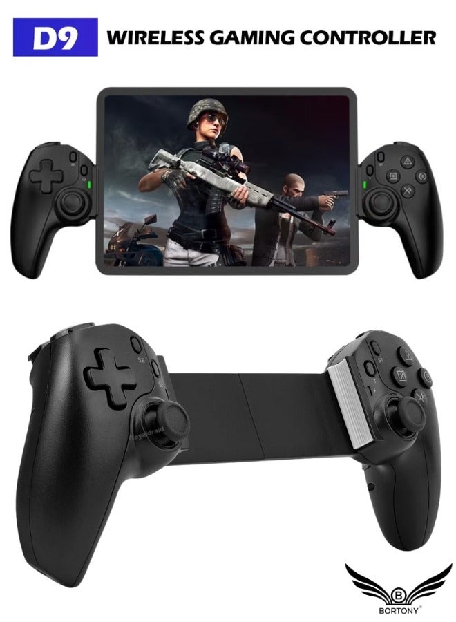 Compare Mobile Gaming Controller D9 Mobile Phone Stretching Game Controllers for iOS Android Tablet Advanced Mobile Gaming Controllers Enhance Your Gaming Experience  Play PlayStation XBOX Steam Fortnite Apex at KSA Price