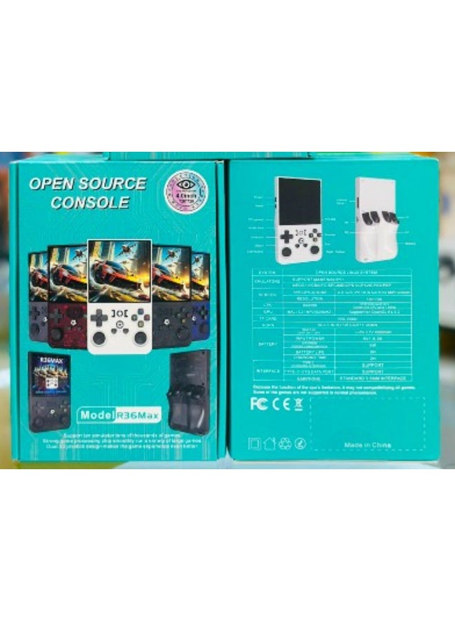 Compare R36 Max Retro Handheld Game Console 4 Inch Full IPS Screen Builtin 18000+ Games Open Source Linux System & 64GB Memory Card Video Games 30+ Simulator Platform 4000mAh Battery at KSA Price