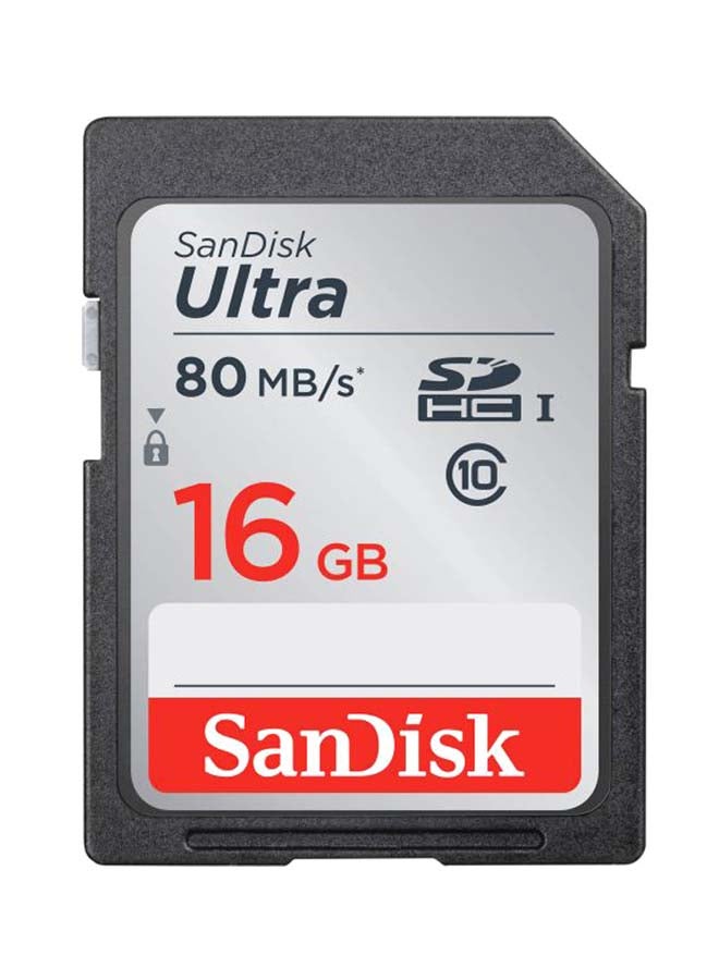 Ultra SDHC Memory Card 80MB/s, Class 10 UHS-I