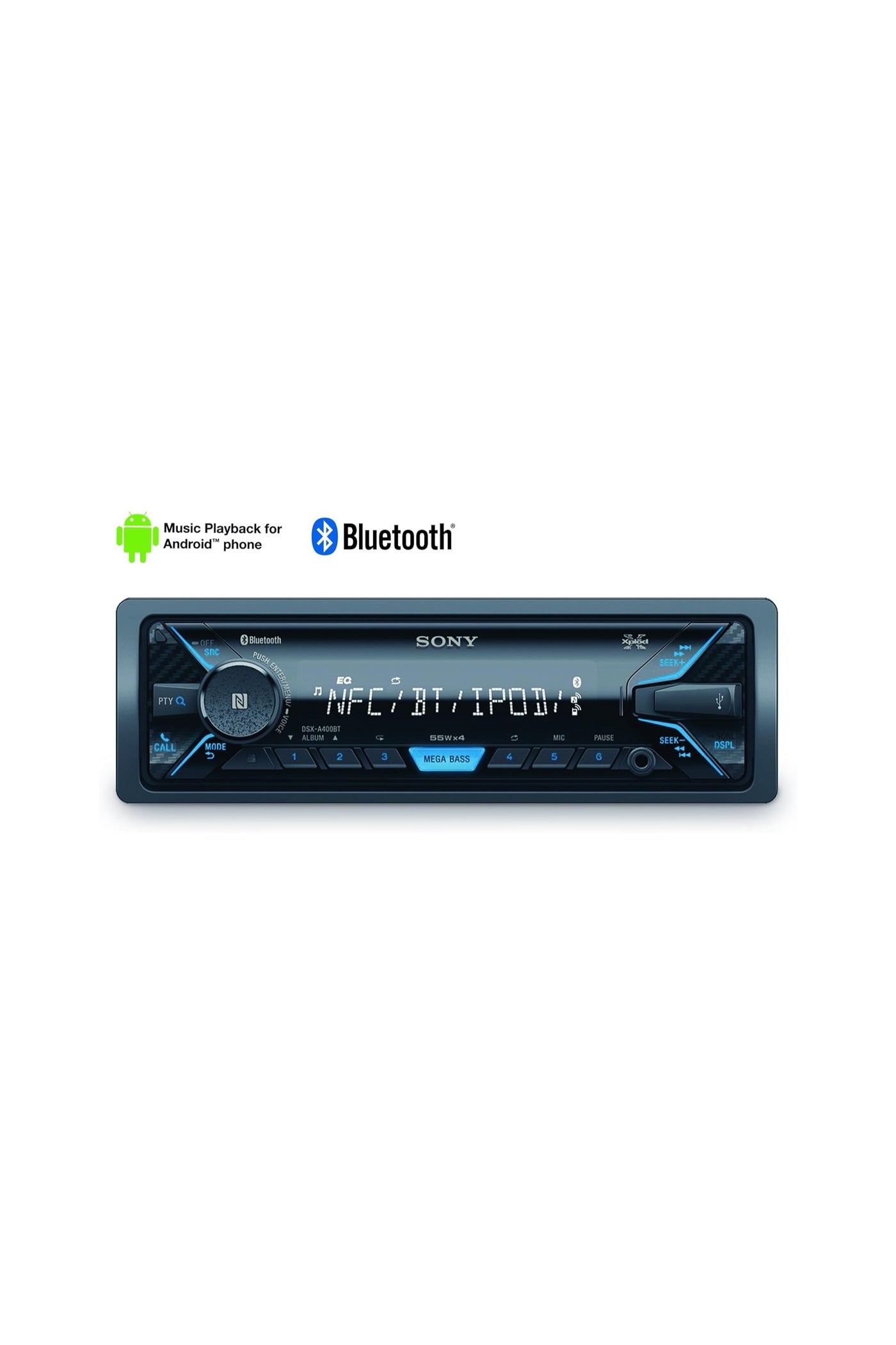 Sony DSX-A416BT Car radio With Dual Bluetooth,…