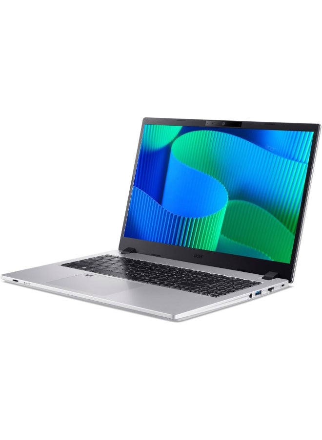 Compare TravelMate P2 P21555 Business Laptop, Upgrade Intel Core Ultra 5 225U Processor, 16GB DDR5 RAM, 512GB SSD,15.6inch 39.6 cm Display, WiFi, Webcam, English Backlight Keyboard Silver   Windows 11 Pro 3 Yr Warranty Silver at KSA Price