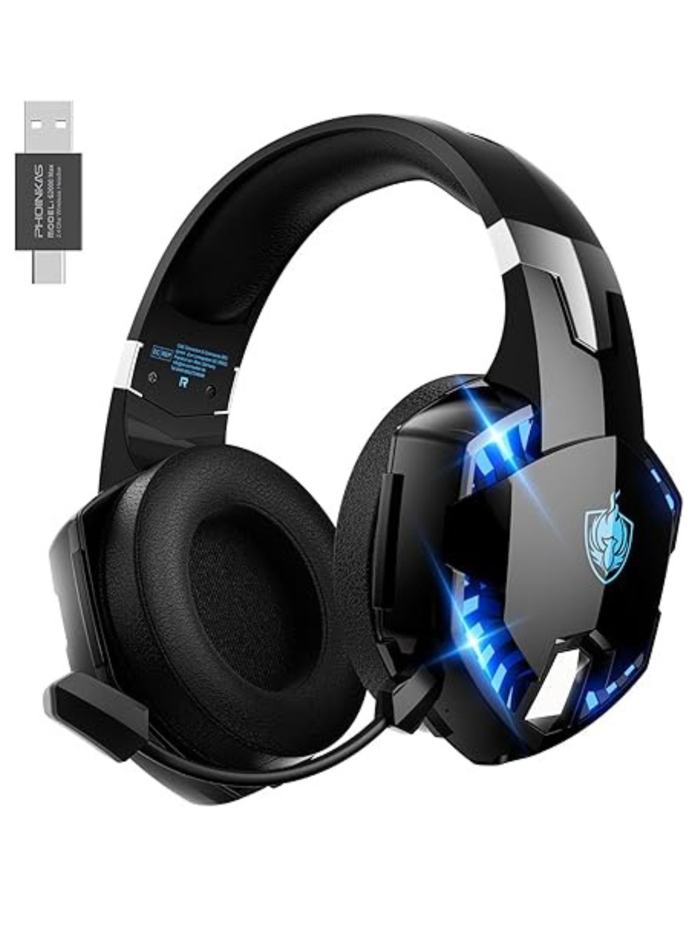 PHOINIKAS G2000 Max Wireless Gaming Headset – 7.1…
