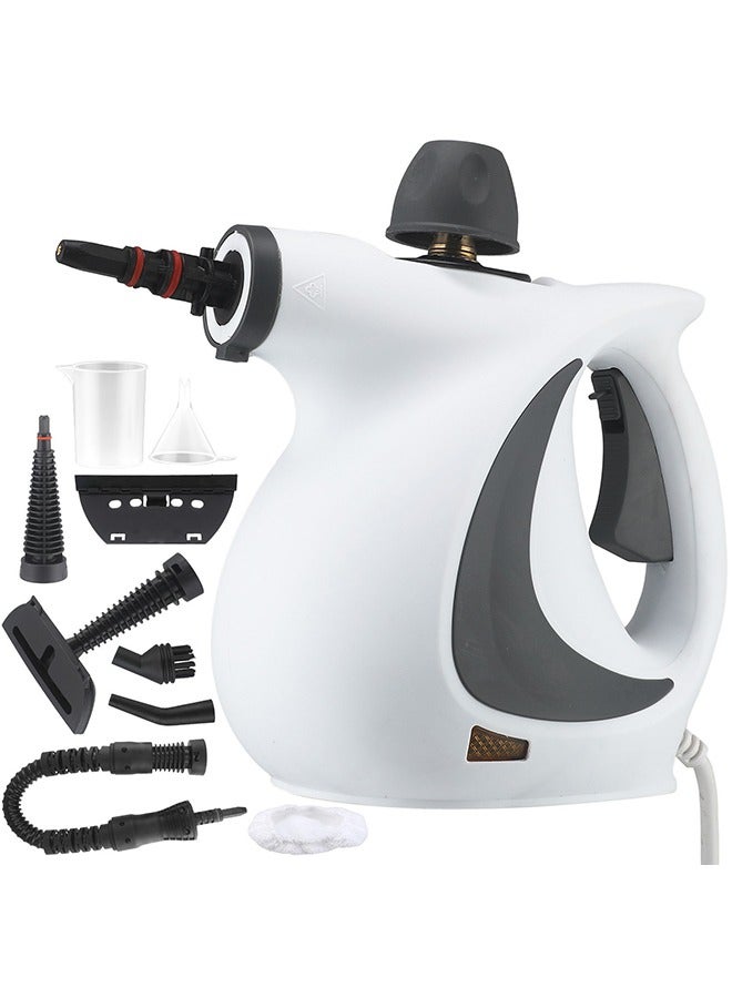 Compare Handheld Steam Cleaner, Pressurized MultiSurface Steamer for Cleaning, 10 in 1 Steam Cleaner for Home, Kitchen, Bathroom, Car, Upholstery, Crevice, Floor, Window Cleaning at KSA Price