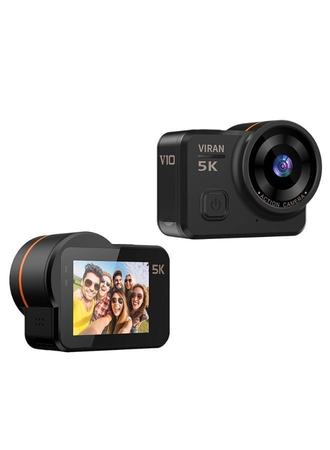 Compare V10 Action Camera, 5K30FPS, 4K60FPS Video, 12MP, 13inch Sensor, 145° UltraWide Angle, Touch Screen, 2.5H Battery, Live Charging Support? at KSA Price