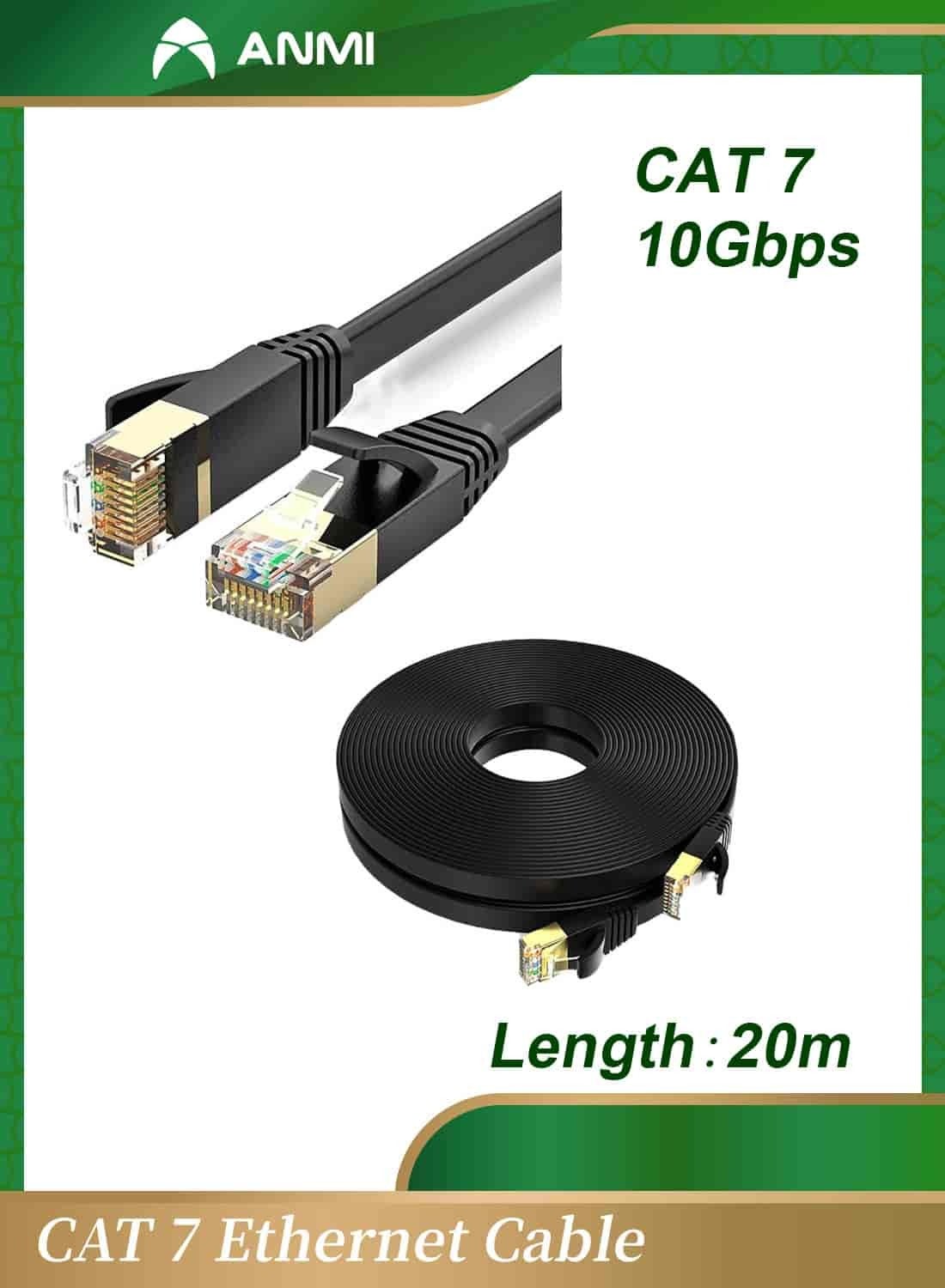 20m Cat 7 Ethernet Cable, High Speed Gigabit…