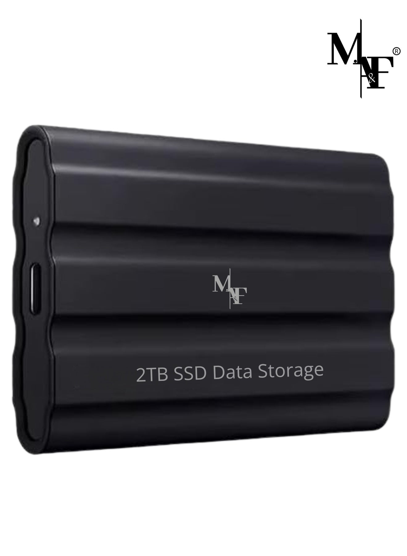 Portable External Hard Drive 2TB, Mini SSD Hard…