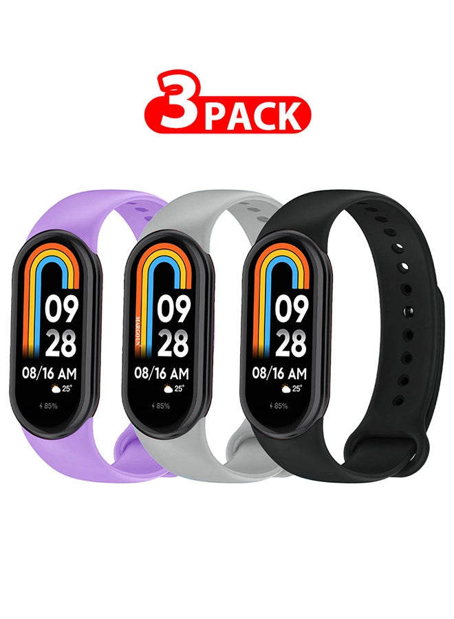 3 Pack For Xiaomi Smart Band 8 Watch Bands…