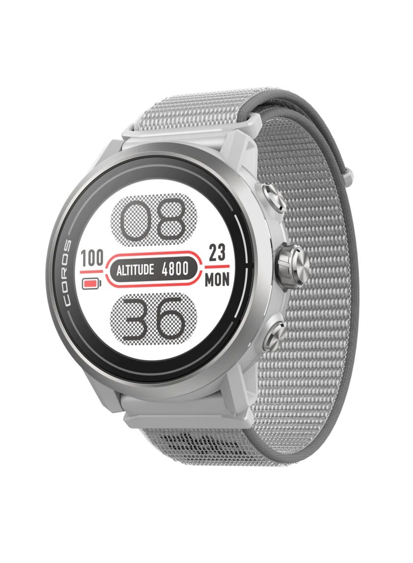 Compare Apex 2 Gps Outdoor Watch,, Premium Gps Sport Watch, Gps Adventure Watch, Heart Rate Monitor Grey at KSA Price