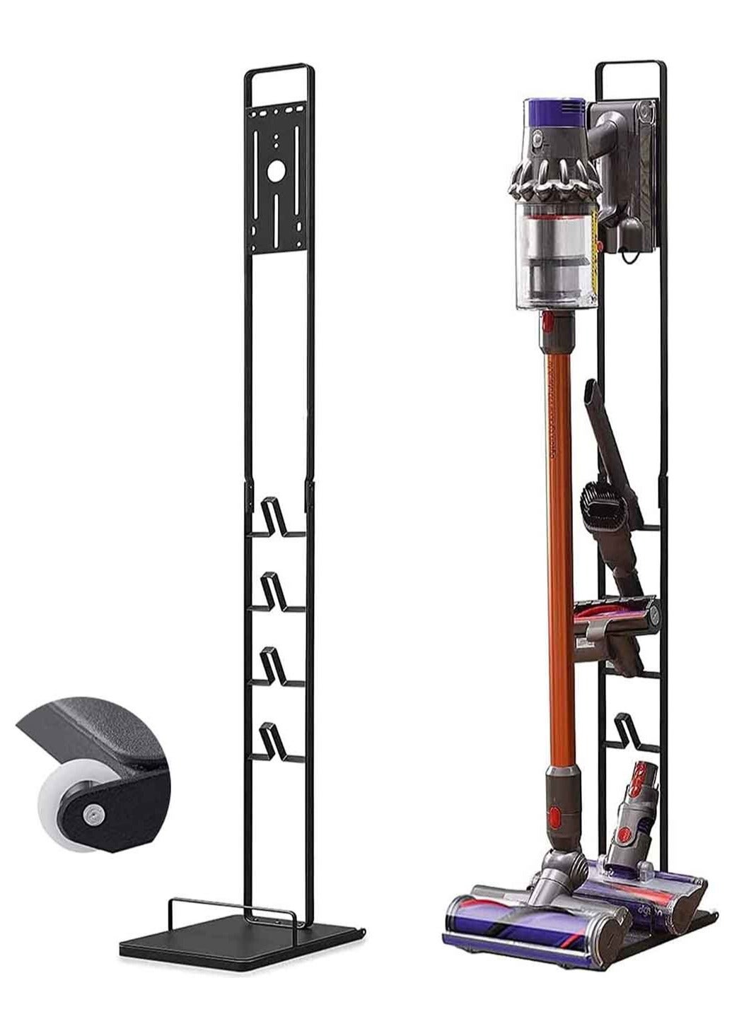 Compare Vacuum Cleaner Stand Holder with Wheels for V15 V11 V10 V8 V7 V6, Metal Floor Stand Compatibel for T30 T20 V12 V11 V10,No Drilling the Wall at KSA Price