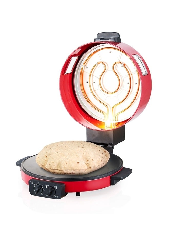 Compare 40cm Diameter RotiTortillaPizza Bread Maker 2200 W NLRM4980GTRD RedBlack at KSA Price