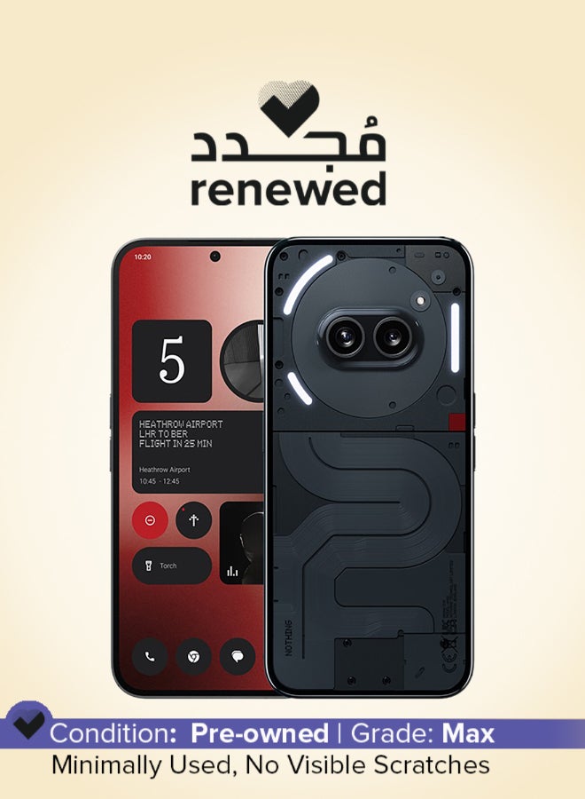Compare Renewed  Phone 2A 5G Dual SIM Black 12GB RAM 256GB  International Version at KSA Price