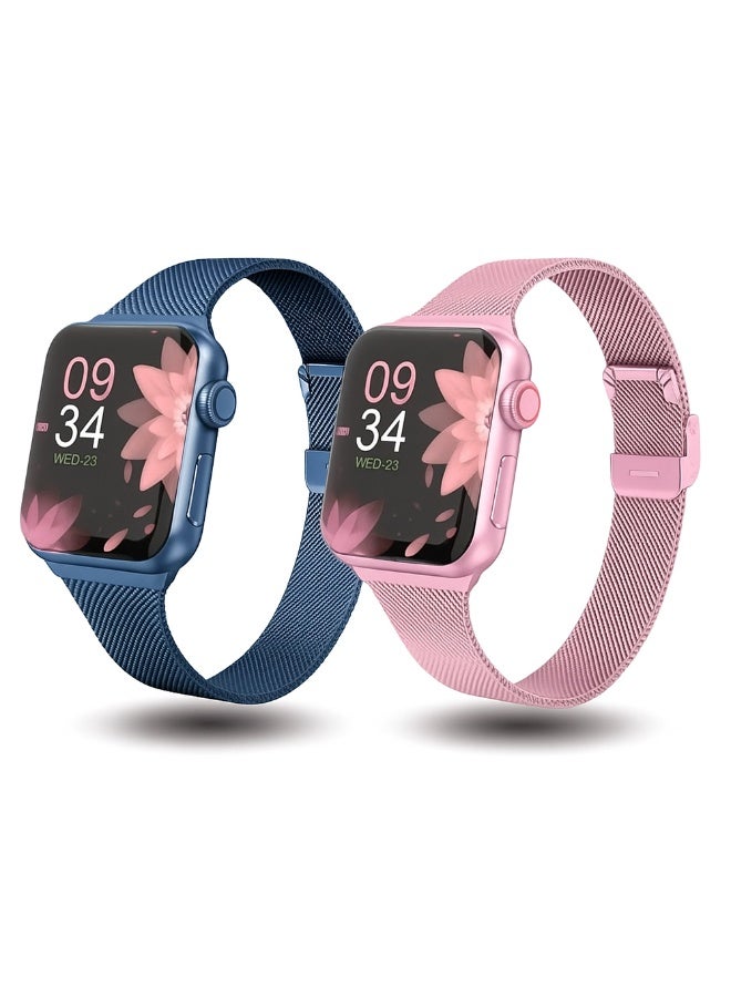 (Pack of 2) O Ozone Slim Milanese Straps…