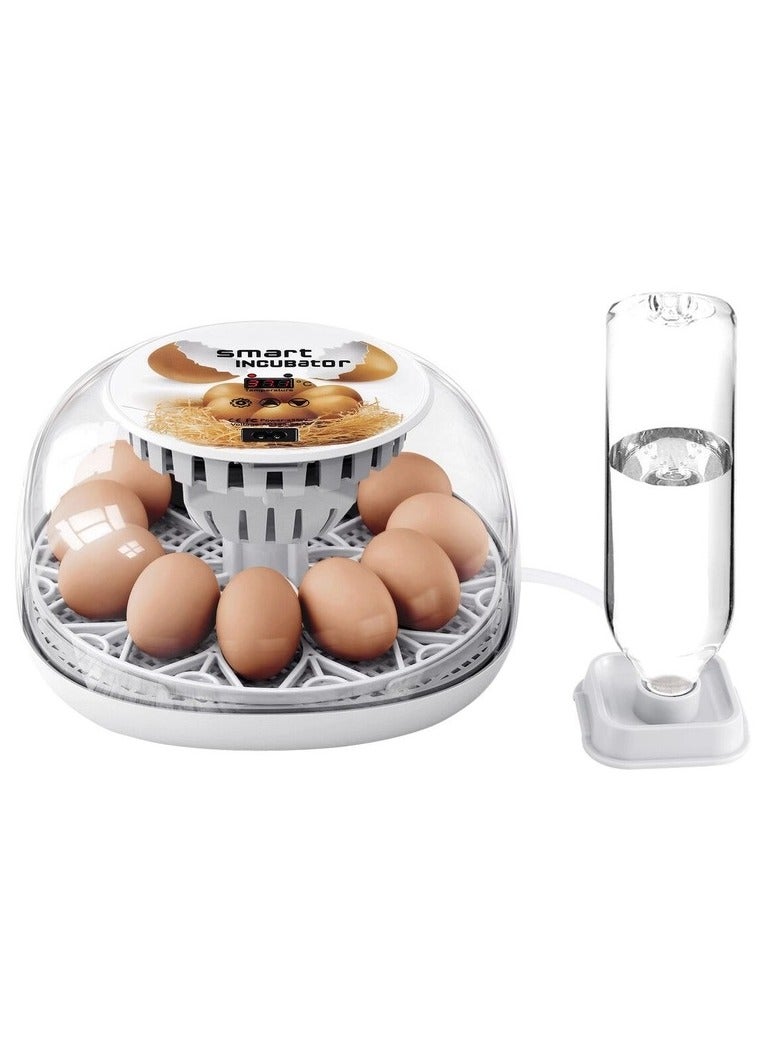 Compare 12 Egg Automatic Mini Digital Egg Incubator with Automatic Egg Turning function and Temperature Control for Chicken Duck Bird Eggs at KSA Price