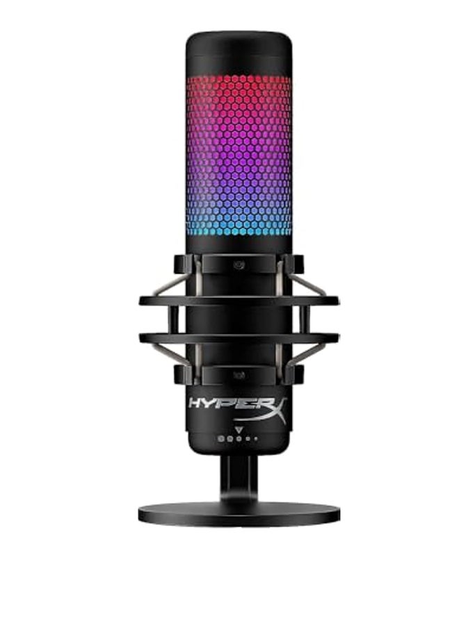 Compare QuadCast S – RGB USB Condenser Microphone, For PCPS5PS4 and Mac, AntiVibration Shock Mount, Four Polar Patterns, Pop Filter, Stunning RGB Microphone for Streamers and Content Creators, 4P5P7AA at KSA Price