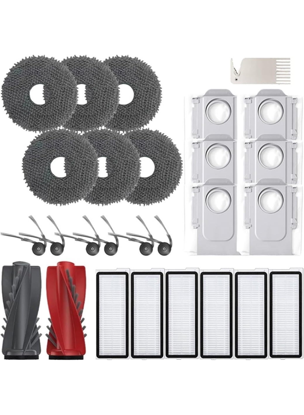 Compare 27 Pcs Robot Vacuum Accessories Replacement for Roborock Qrevo 5AECurvCurvcCurv S5X 5A1 5XCEdge at KSA Price