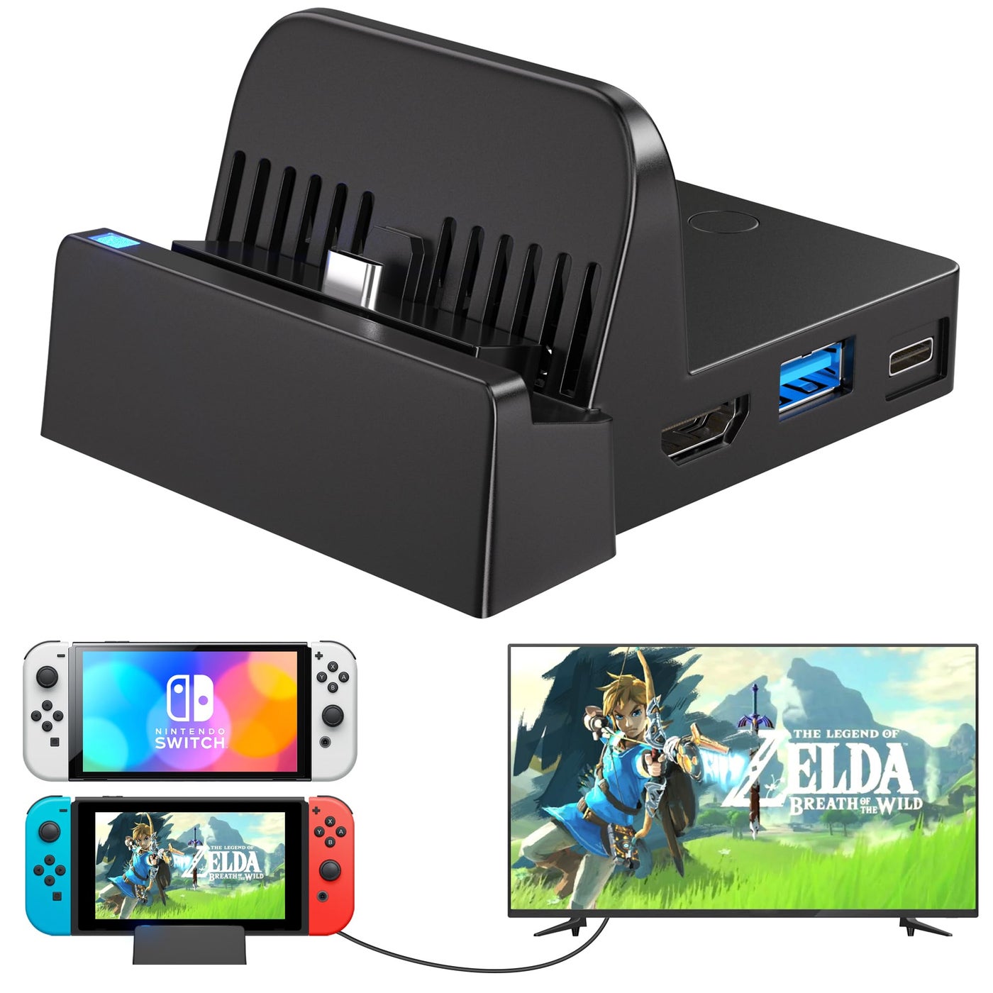 Docking Station for Nintendo Switch/Switch OLED,…
