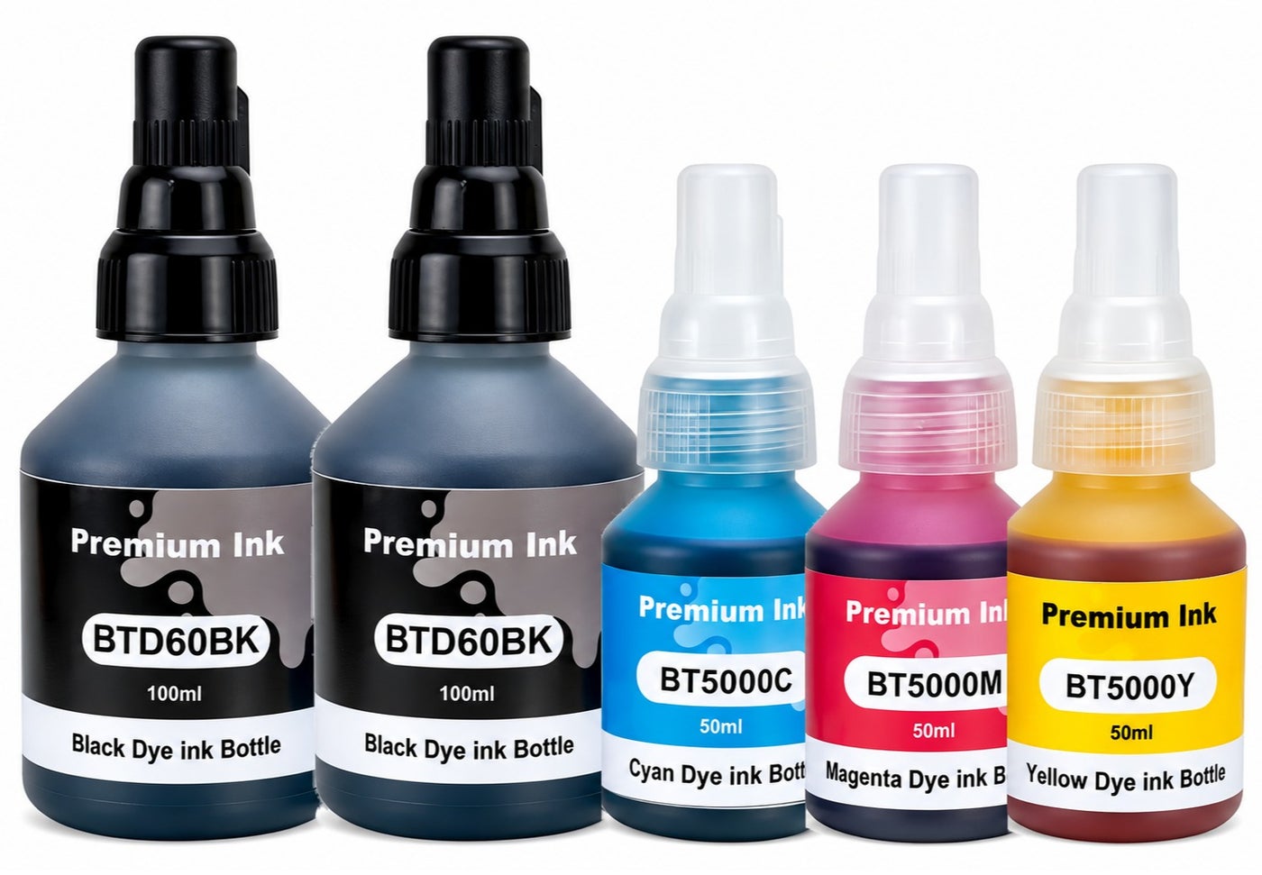 Nexnova Ink BTD60 BT5000 for Brother 5-Pack…