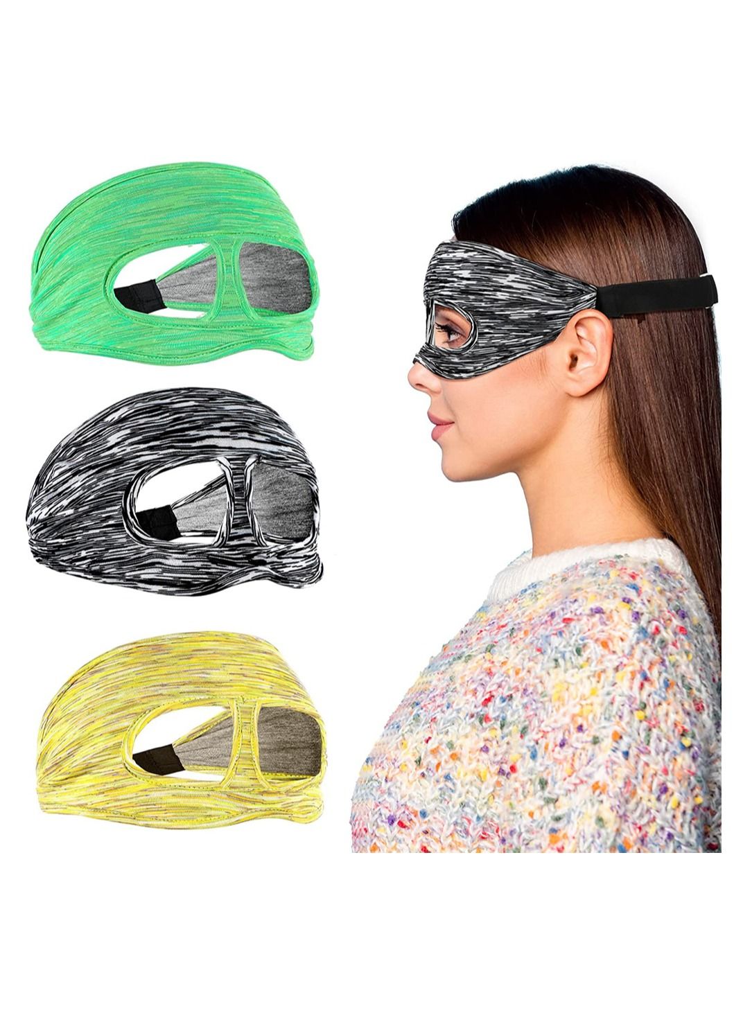 Compare VR eye mask breathable elastic sweat absorbing belt household VR headset virtual reality 3 pieces at KSA Price