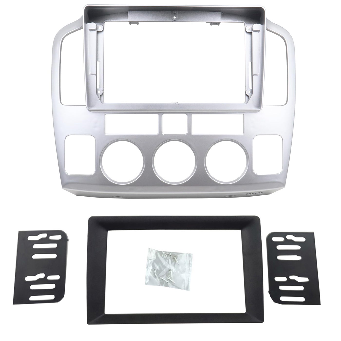 Compare DKMUS Double Din Dash Radio Trim Kit for Suzuki Grand Vitara XL7 20012006 Installation Bezel 9 Inches Silver at KSA Price