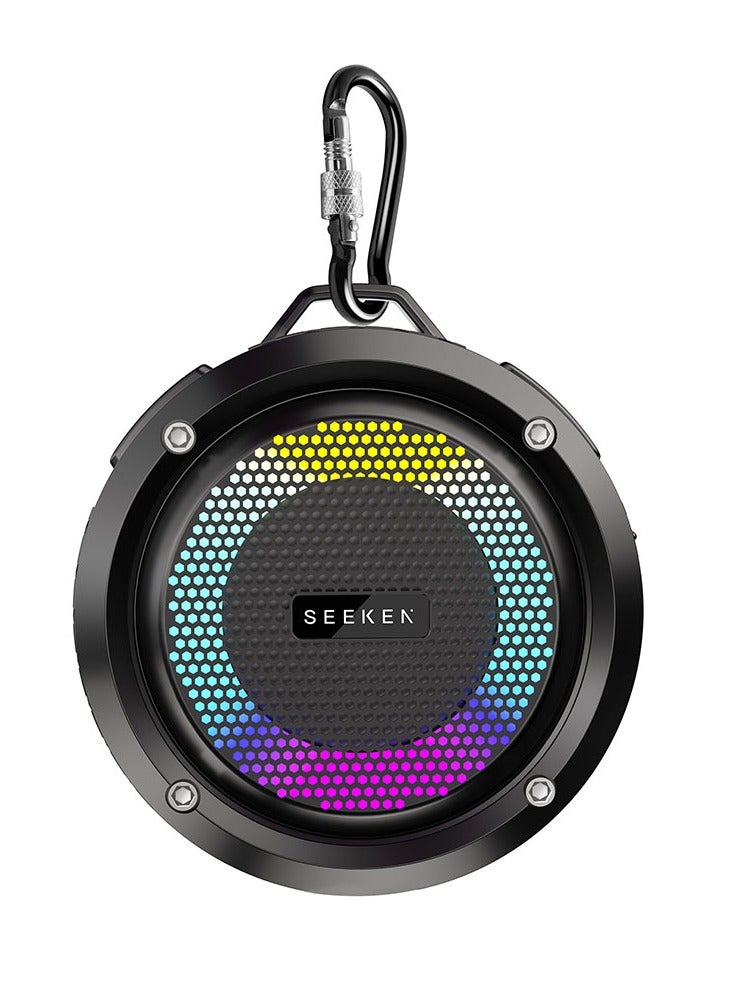 SEEKEN Bluetooth Portable Speaker IPX7 - Black…