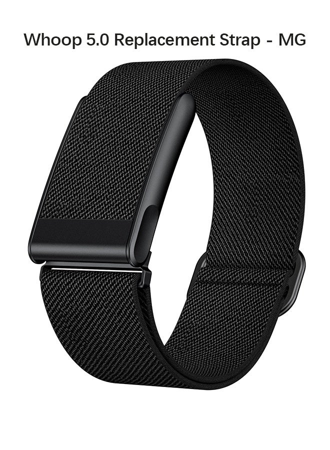 Compare Elastic Nylon Sport Strap for Whoop 5.0 & MG Bands One, Peak & Life, QuickDry Breathable Wristband with QuickAdjust Sliding Buckle Accessories for Men Women  BlackBlack FrameElectrocardiogram Model at KSA Price