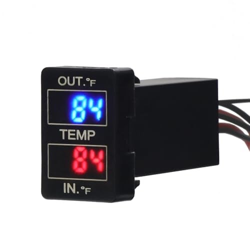 Car Internal and External Temperature Display…
