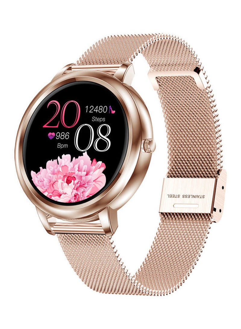 Compare Female Luxurious Smart Sports Watch Rose Gold at KSA Price