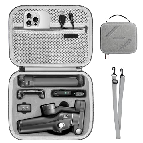 Compare Tomat Osmo Mobile 7P Case,Nylon Portable Shoulder Bag Storage for DJI Osmo Mobile 7 Pro7 Gimbal Stabilizer Accessories at KSA Price