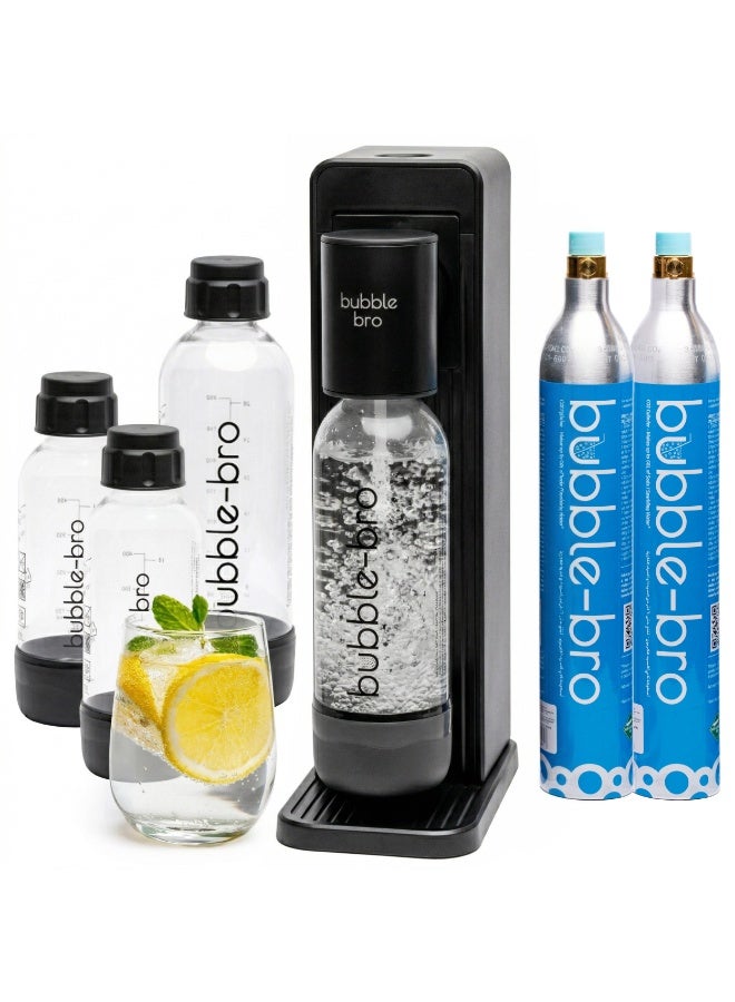 bubble-bro Origin Sparkling Water Maker Family Pack…