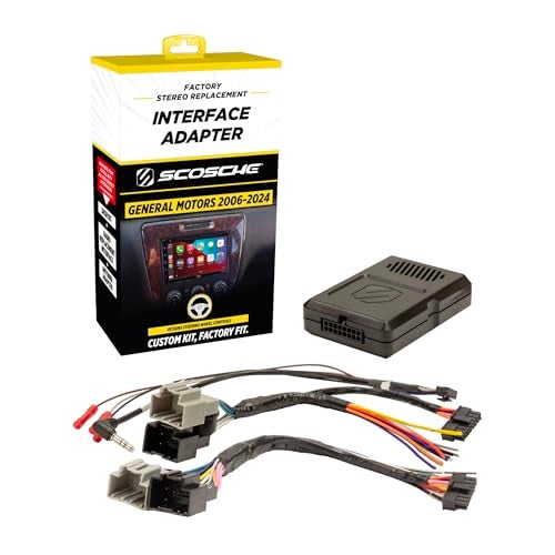 Scosche GM3KWP Factory Stereo Replacement Interface…
