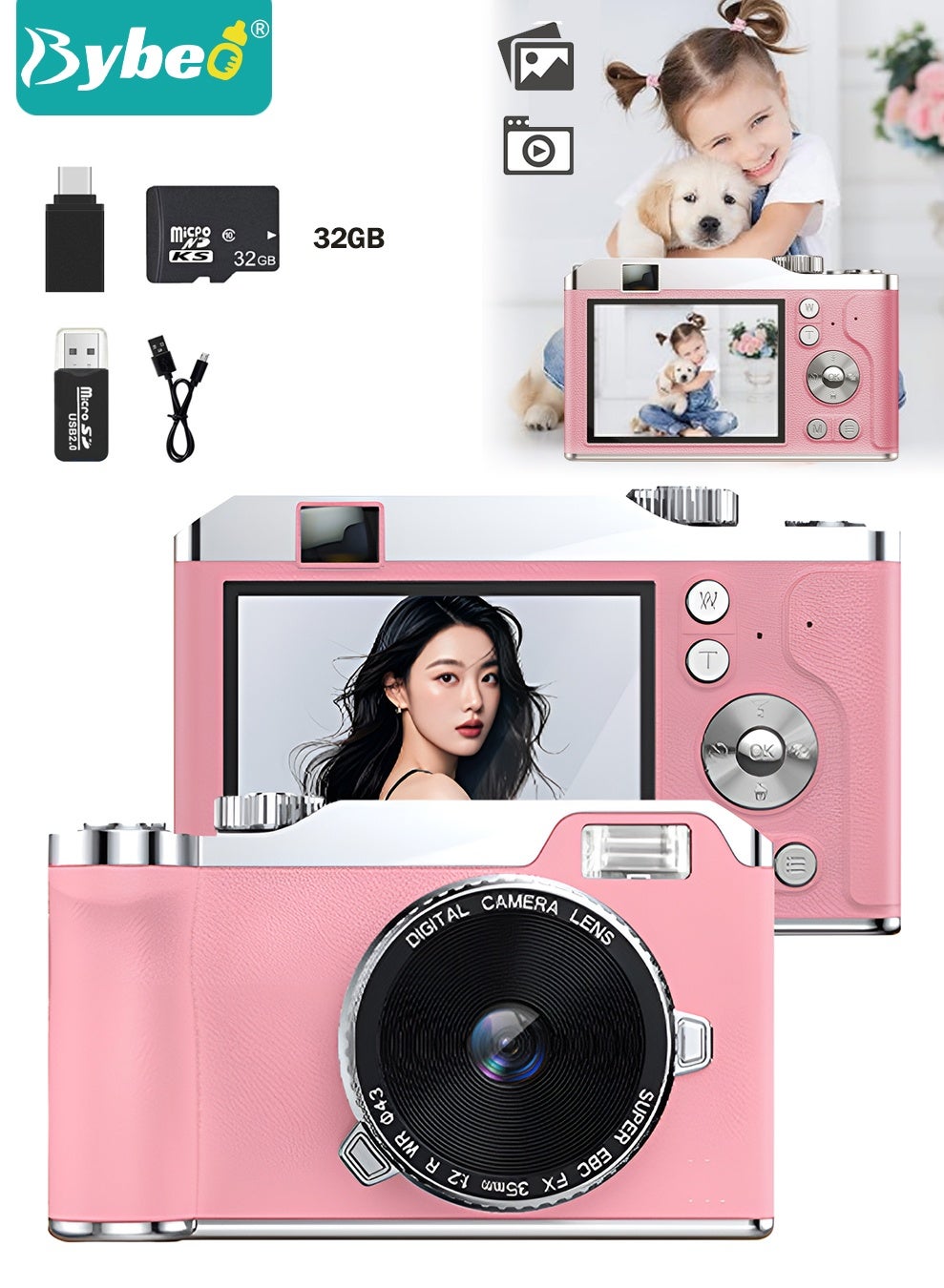 Digital Camera, FHD 4K Camera, Digital Point…