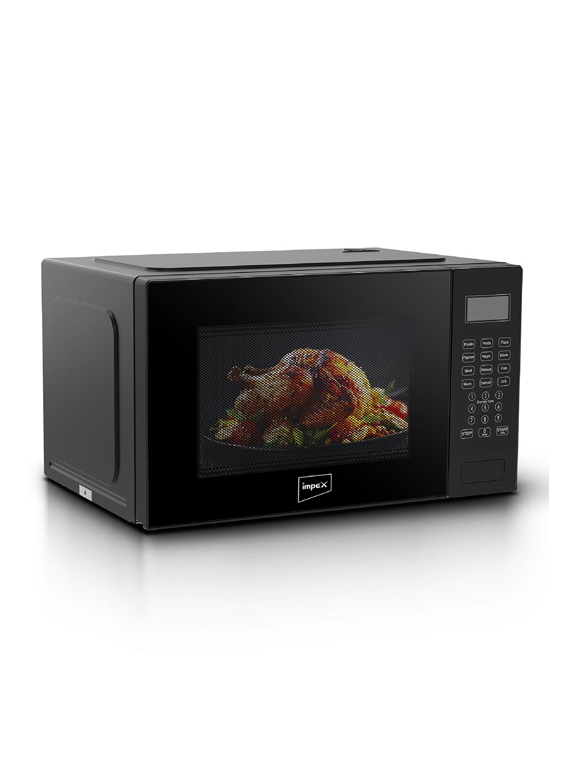 Compare 25L Digital Grill Microwave Oven With 850W Power, 9 Preset Menus, 1000W Grill Output, Child Safety Lock, 10 Power Levels, Defrost Settings, 285mm Glass Turntable, Timer, Push Button Door 25 L 850 W MO 8125DGB Black at KSA Price
