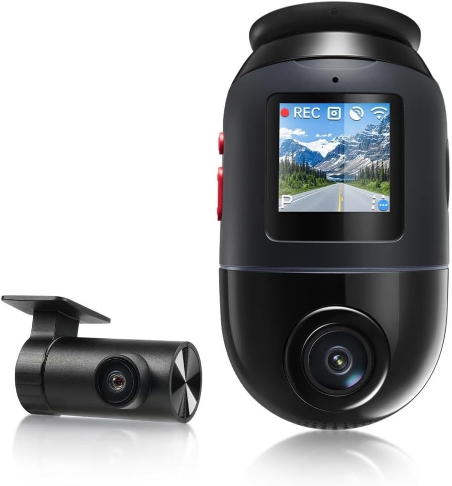 Compare 70Mai Dash Cam X800  4K Front and 1080P Rear Camera with 360° Rotating Support at KSA Price
