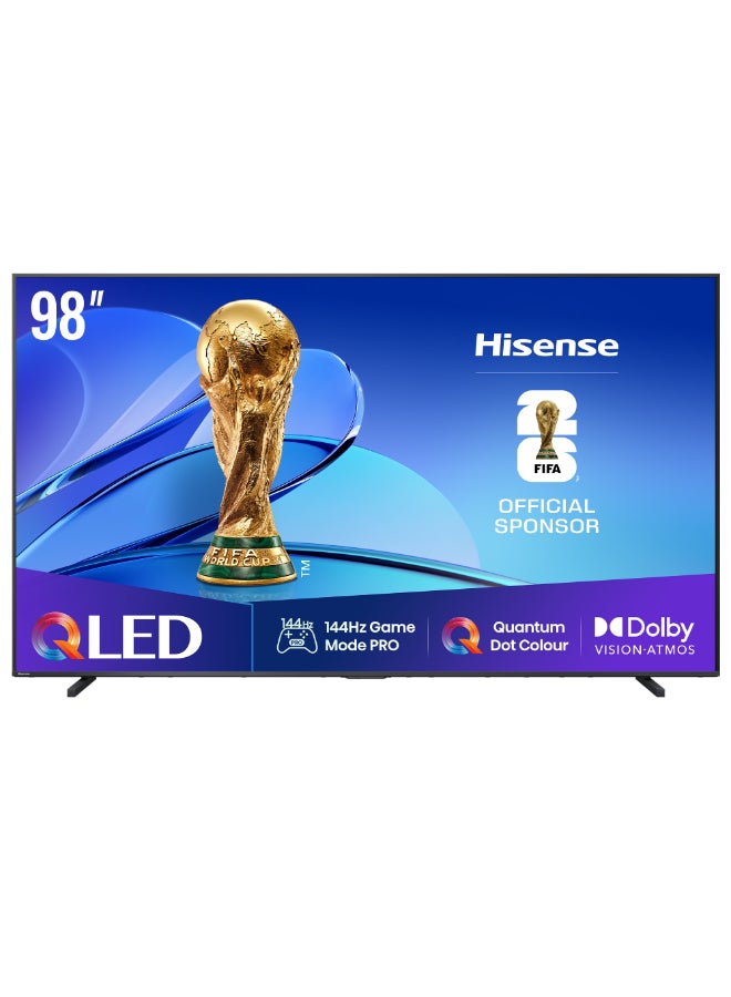 Compare 98inch QLED 144Hz Smart TV E7QQuantum Dot Colour, AI Picture, Dolby Vision, Dolby Atmos, Share to TV, Voice Control, Filmmaker Mode, Youtube, Netflix, Disney+ 2025 UAE Version 98E7Q Black at KSA Price