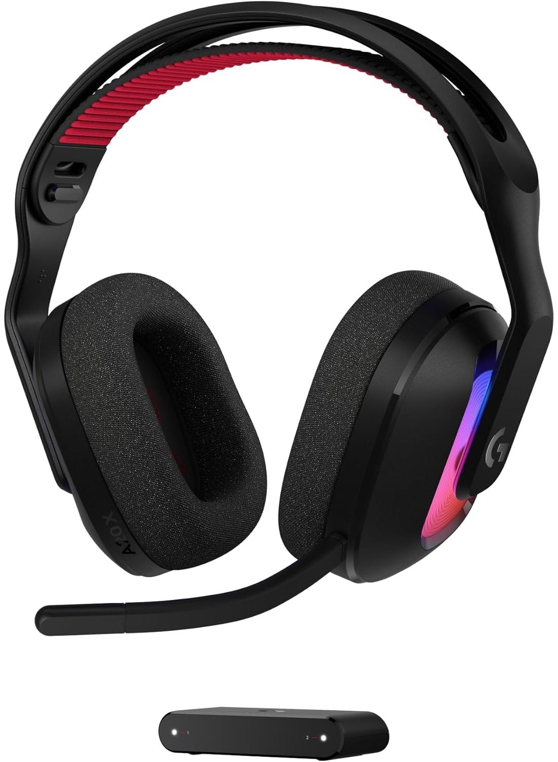 Compare Logitech G Astro A20 X LIGHTSPEED Wireless Gaming Headset for PS5, Xbox, Switch, PC with 2system PLAYSYNC Audio, Bluetooth, LIGHTSYNC RGB, and 48 kHz Boom Mic  Black at KSA Price