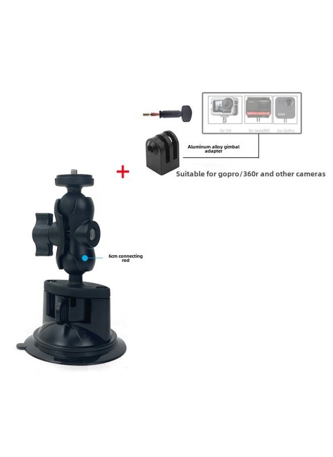 Compare Car Suction Cup Third Person Shooting Accessories Insta360 Onex2RGoPro Selfie Stick Roof BracketColor:6cm Car Single Suction Cup Bracket Aluminum Pantilt Adapter at KSA Price