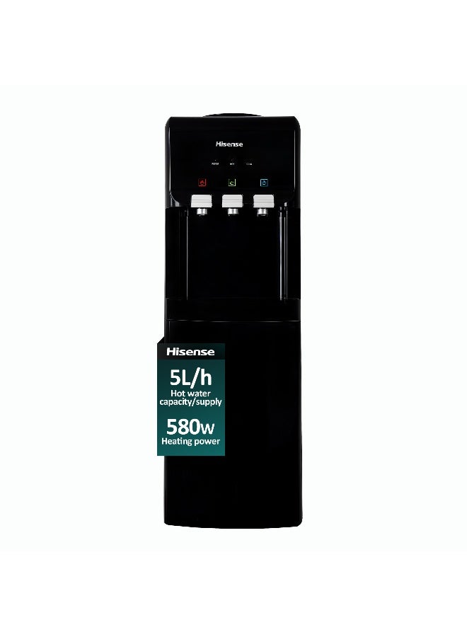 Top Load Water Dispenser, 3 Water Taps- Hot+Cold+Room…