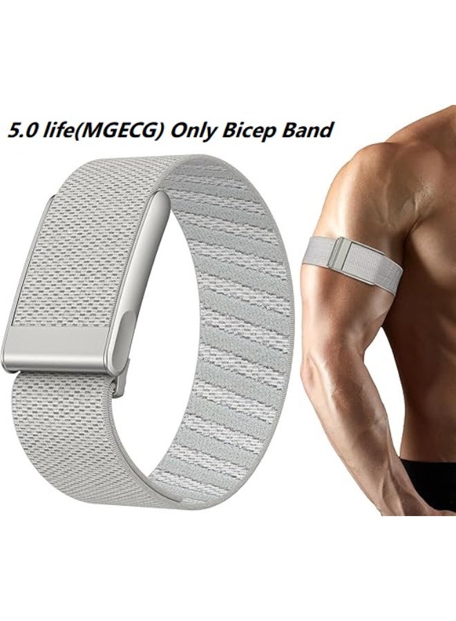 Compare Bicep Band Compatible with Whoop 5.0 Life MGECG  Breathable, Comfortable Adjustable Nylon Arm Strap for Workout & Activity Tracking at KSA Price