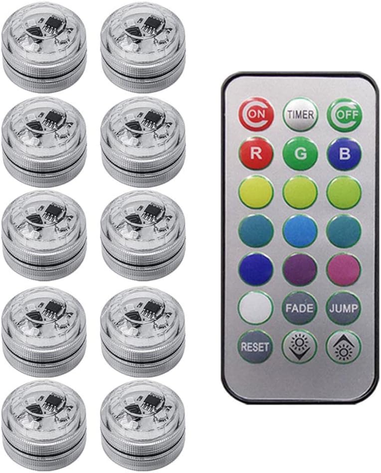 Compare Wireless dhesive LED Car Interior mient Light Remote Control Decortion uto Roof Lmp Colorful Battery Foot tmosphere with10pcs at KSA Price
