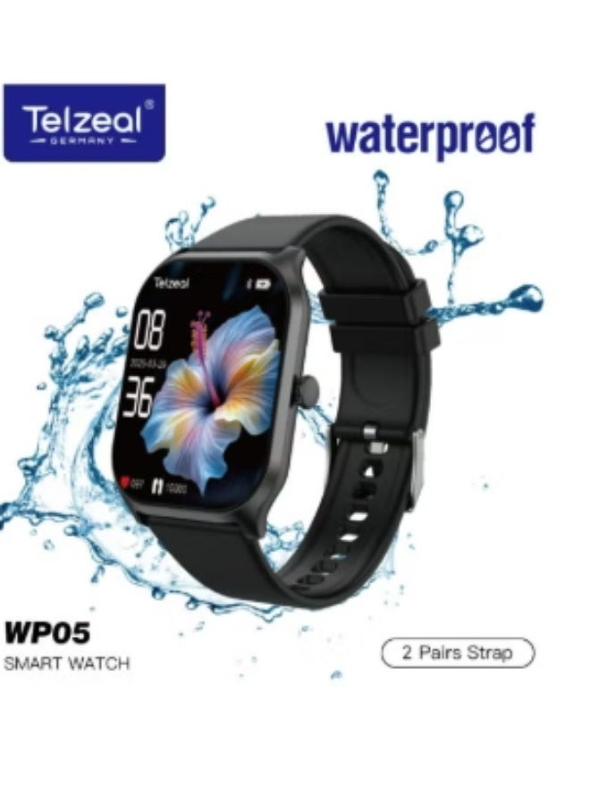 WP05 Waterproof Smartwatch with Full-Touch Display,…