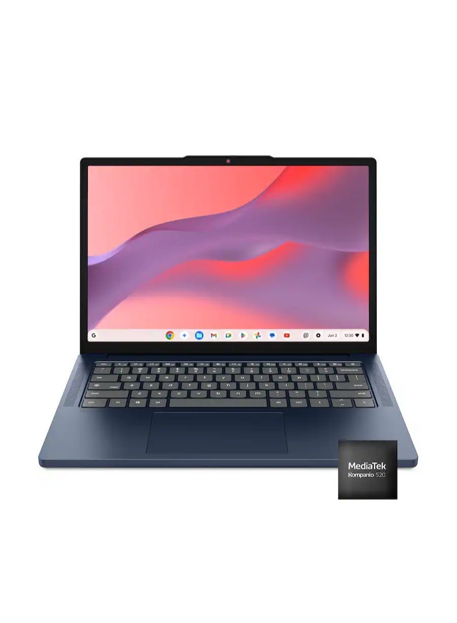 Compare IdeaPad Slim 3 Chromebook  14 2K Touchscreen Laptop  MediaTek Kompanio 540 2026  4GB Memory  64GB UFS Cosmic Blue English Cosmic Blue at KSA Price
