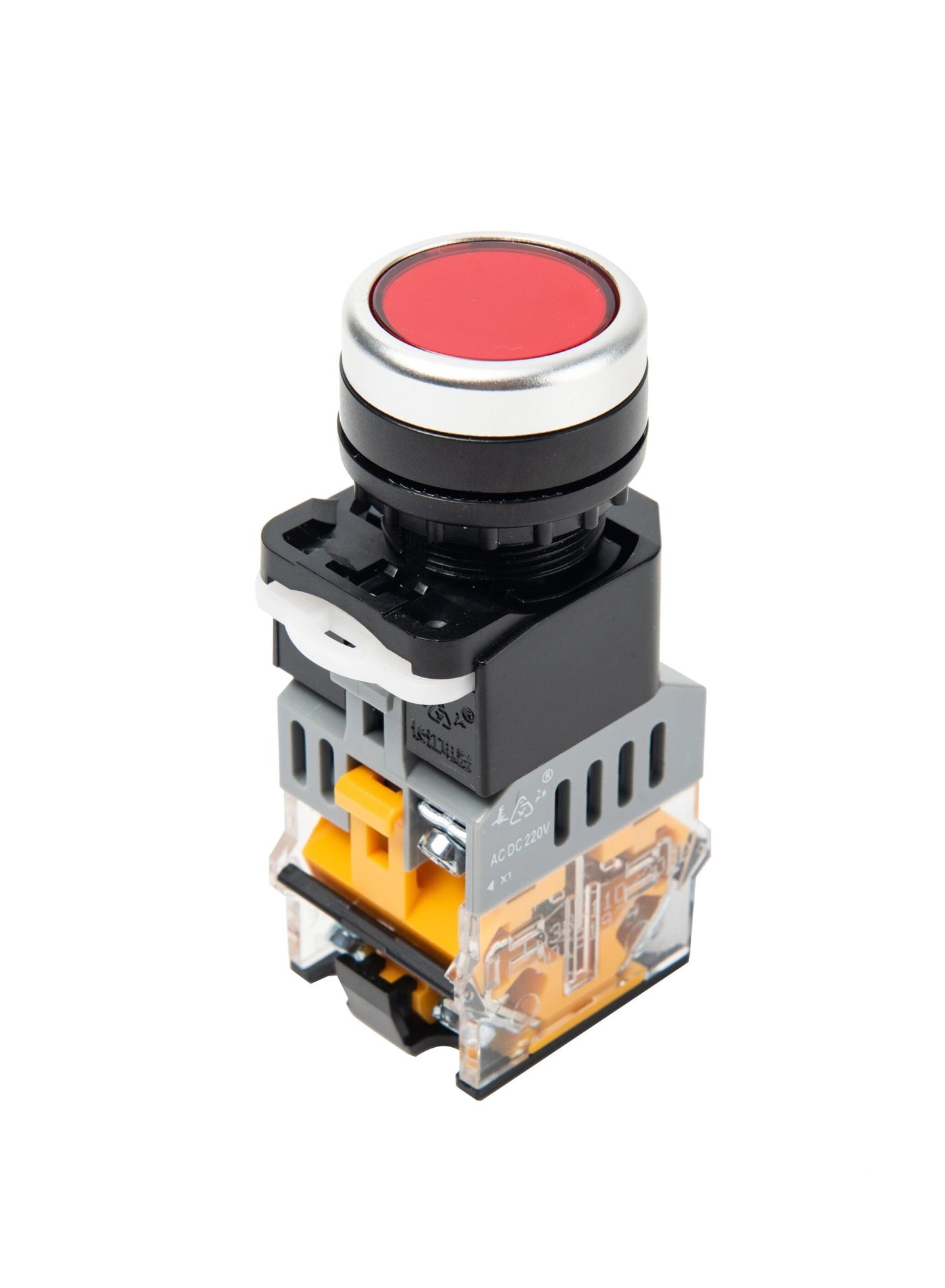 Compare KNP LA38 RESET Red 220V AC Push Button Switch is a robust and reliable control switch designed for various applications requiring a reset function With a diameter of 22mm this switch is suitable for installation in at KSA Price