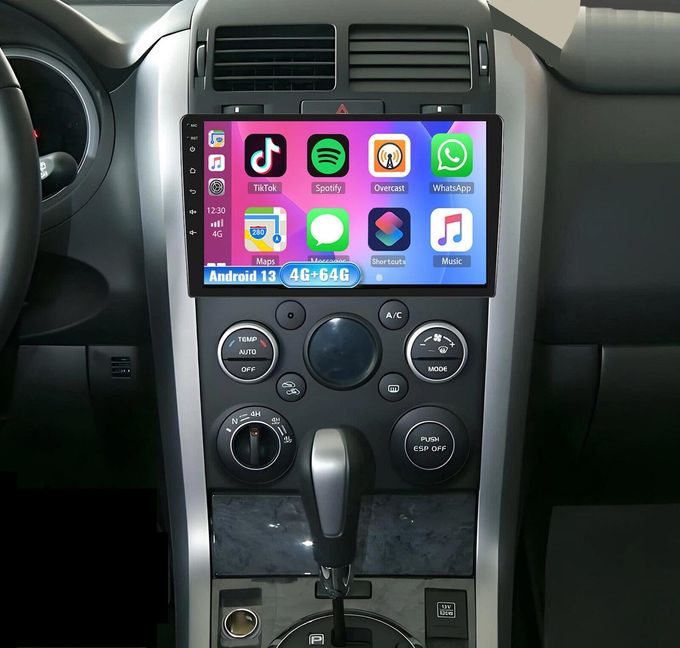 Compare Android13 Radio Car Stereo Compatible For Suzuki Grand Vitara 2005 2006 2007 2008 2009 2010 2011 2012 2013 2014 2015, 4+64Gb 9 Touch Screen With Carplay Wireless Android Auto Gps Navi WCam at KSA Price