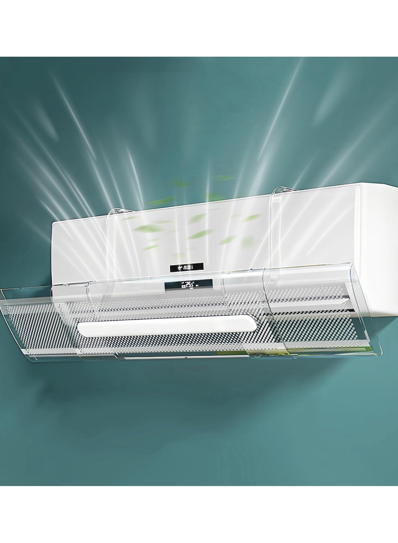 Compare AC Air Flow Deflector 5395CM – 180° Rotating Air Conditioner Outlet Baffle – AntiDirect Wind Cover – Easy Install – Fits Most Wall AC Units 27100 white at KSA Price
