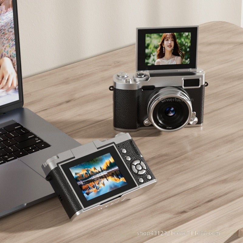 CCD Digital Camera 68MP HD Dual Lens Selfie…