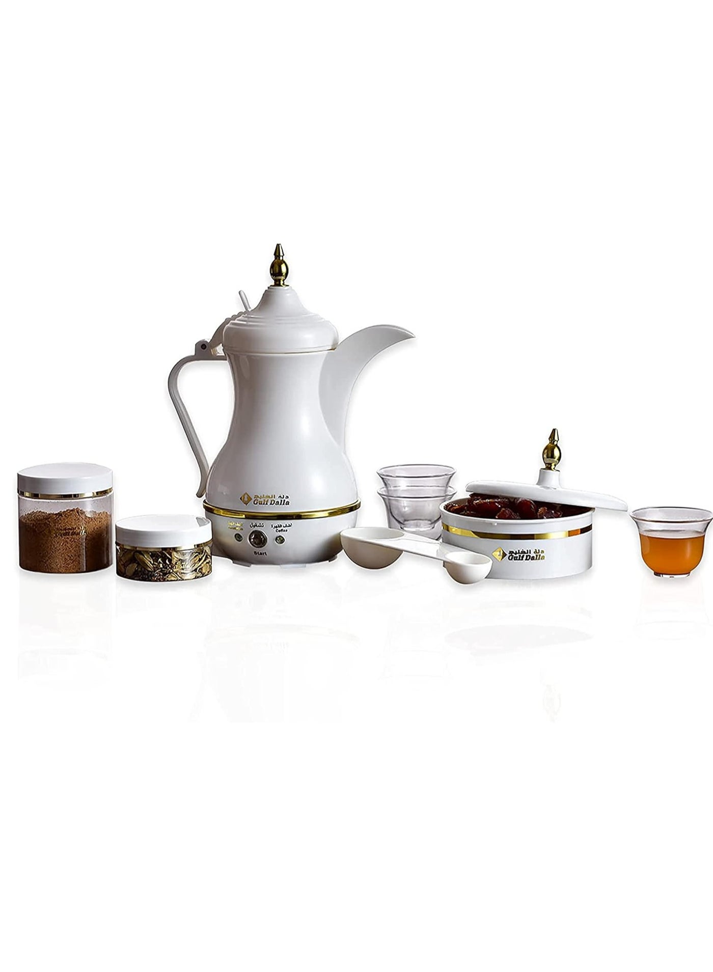 Gulf Dalla Coffee Maker – 400ml, 850W, with Cardamom…